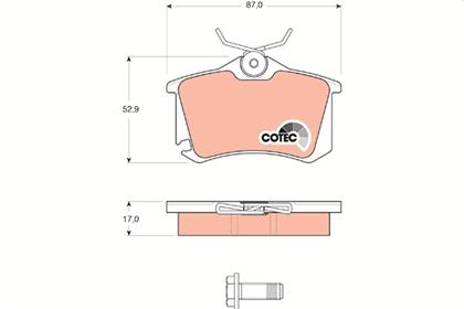 Bremsbelagsatz COTEC