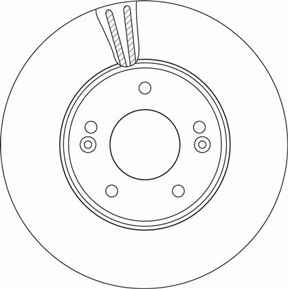 Bremsscheibe belüftet vorne