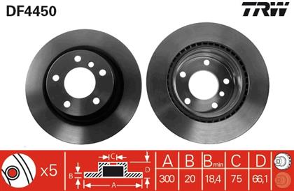 Bremsscheibe belüftet hinten BMW