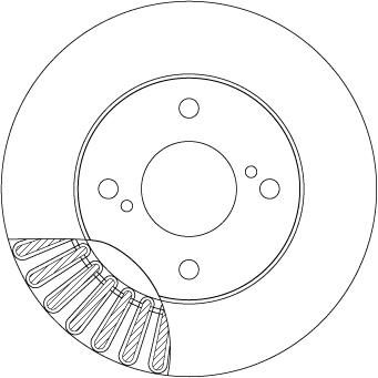 Bremsscheibe belüftet vorne Suzuki