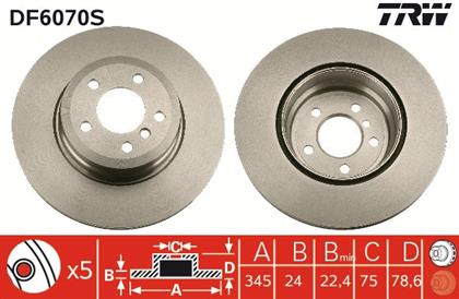 Bremsscheibe belüftet hinten BMW