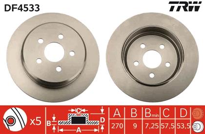 Bremsscheibe hinten