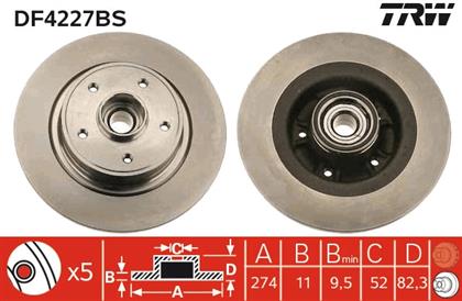 Bremsscheibe hinten Renault