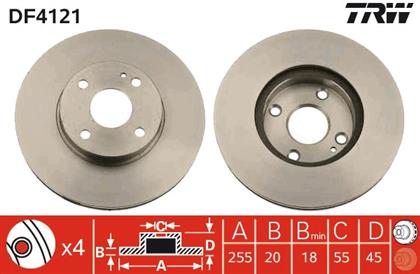 Bremsscheibe belüftet vorne Mazda