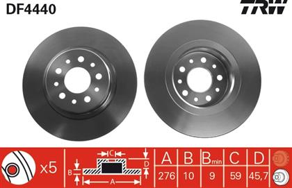 Bremsscheibe hinten Alfa