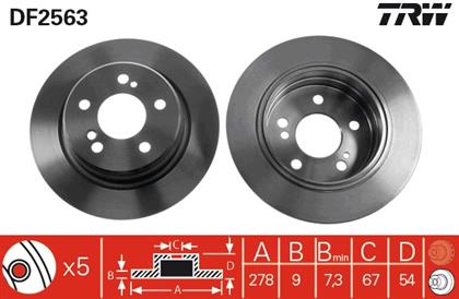 Bremsscheibe hinten Mercedes