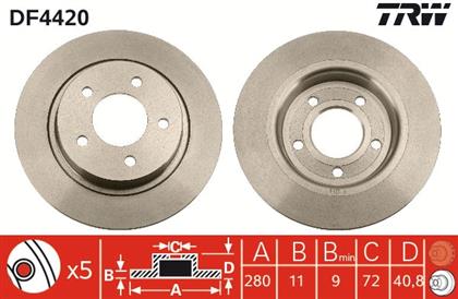 Bremsscheibe hinten Mazda