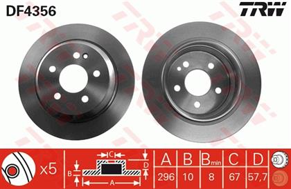 Bremsscheibe hinten Mercedes