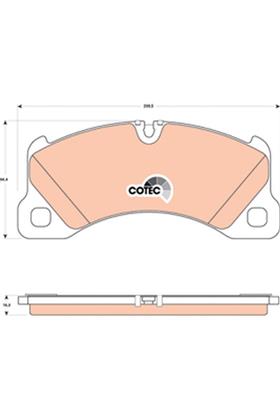 Bremsbelagsatz COTEC