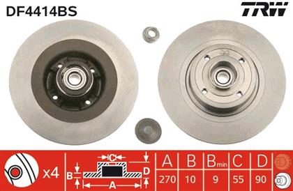 Bremsscheibe hinten Renault