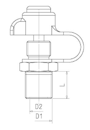Prüfanschluss Raufoss Verschraubung