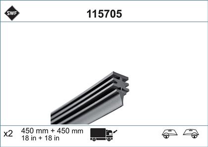 Wischgummi-Set 450/450 mm "Das Original"