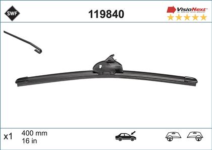 Scheibenwischer (1x) 400 mm VisioNext Upgrade