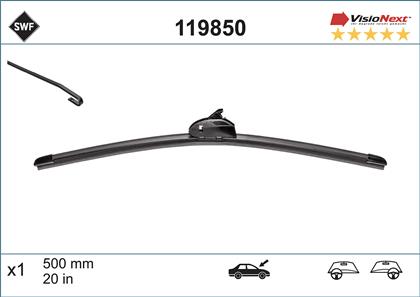 Scheibenwischer (1x) 500 mm VisioNext Upgrade