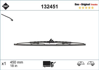 Scheibenwischer 450 mm "Das Original" Trucks