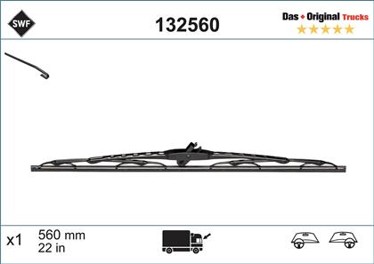 Scheibenwischer 560 mm "Das Original" Trucks