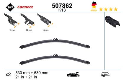 Wischblatt K13 530/530mm