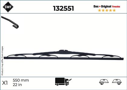 Scheibenwischer 550 mm "Das Original" Trucks
