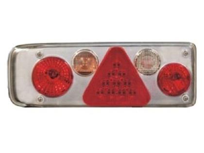 Lichtscheibe mit LED mit  Dreieckrückstrahle