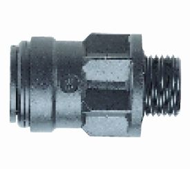 Einschraubsteckverbinder für PA- /Metallrohr