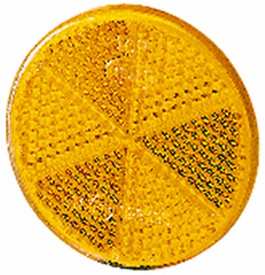 Rückstrahler Gelb