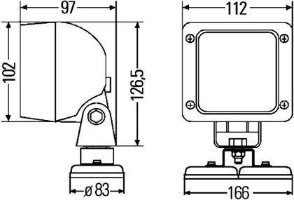 Arbeitsscheinwerfer
