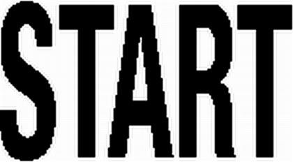 Start Schriftzug