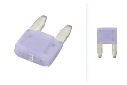 Flachstecksicherung mini LA 3A violett