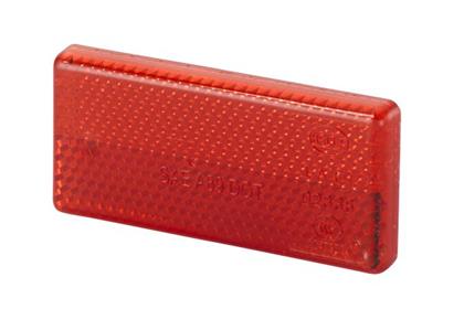 Rückstrahler rot geklebt