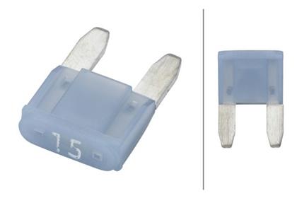 Flachstecksich. mini LA 15A blau