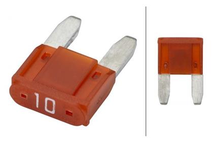 Flachstecksich. mini LA 10A rot