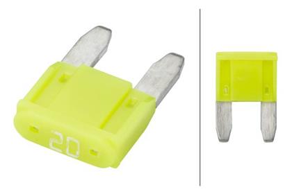 Flachstecksich. mini LA 20A gelb