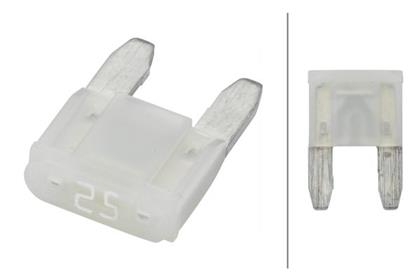 Flachstecksich. mini LA 25A weiß