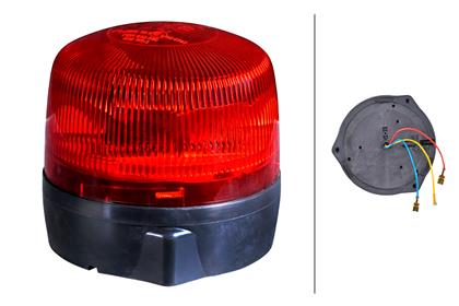 Rota LED Blitzend, Rot, Fixmontage