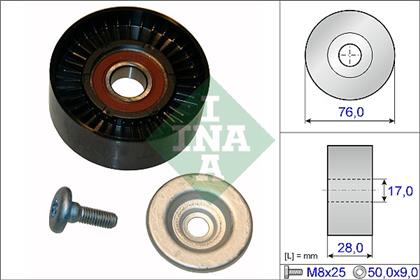 Umlenk-/Führungsrolle, Keilrippenriemen