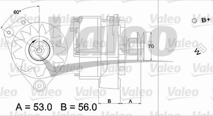 Generator 14V 55A