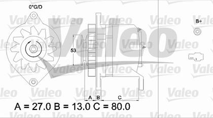 Generator 14V 40A
