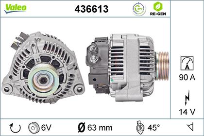 Generator 14V 90A