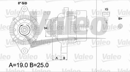 Generator 14V 45A