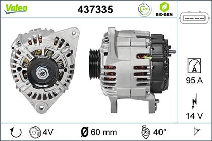 Generator 14V 95A