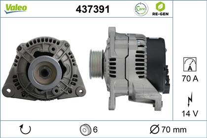 Generator 14V 70A