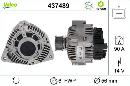 Generator 14V 90A