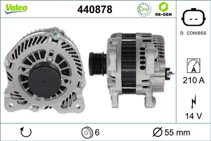 Generator 14V 210A