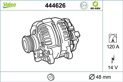 Generator 14V 120A