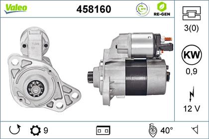 Starter 12V 0.9kW