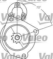 Starter 24V 6.6kW