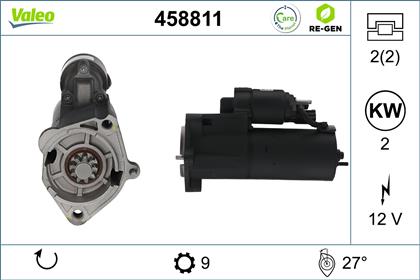 Starter 12V 2kW
