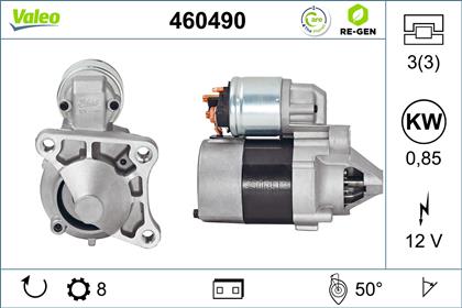 Starter 12V 0.85kW