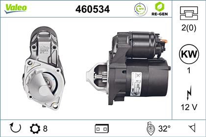 Starter 12V 1kW