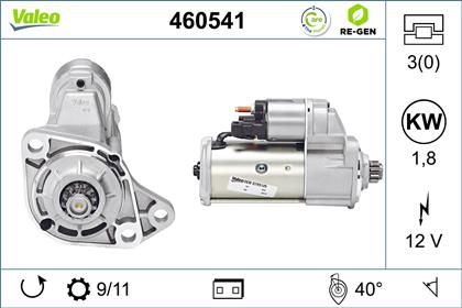 Starter 12V 1.8kW